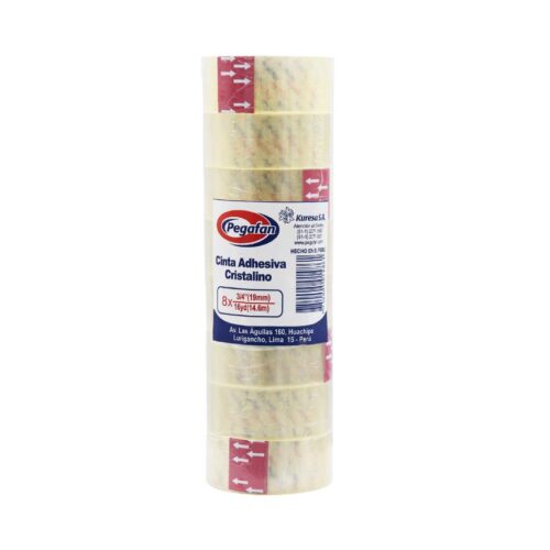 Cinta Adhesiva Pegafan 3/4″X 16 Yds Cristal  (Econo)