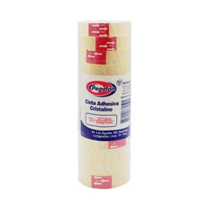 Cinta Adhesiva Pegafan Cristalino 1/2'' X 16 Yd Pack X 12 Und Cinta Adhesiva Pegafan Cristalino 1/2″ X 16 Yd Pack X 12 Und