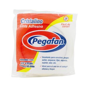 Cinta Adhesiva Pegafan Cristalino 1/2″ X 72 Yd