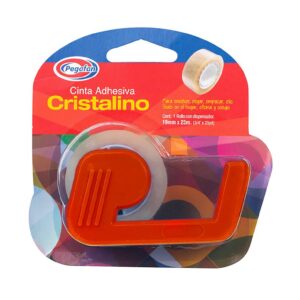 Cinta Adhesiva Pegafan Cristalino 3/4″ X 25 Yd Con Dispensador