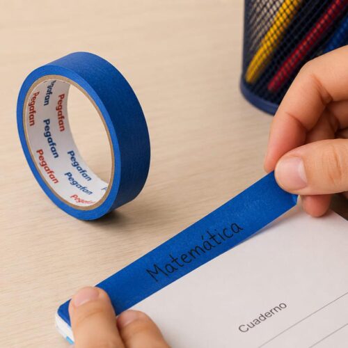 Cinta Masking Tape Pegafan 1″ X 20 Yd Azul