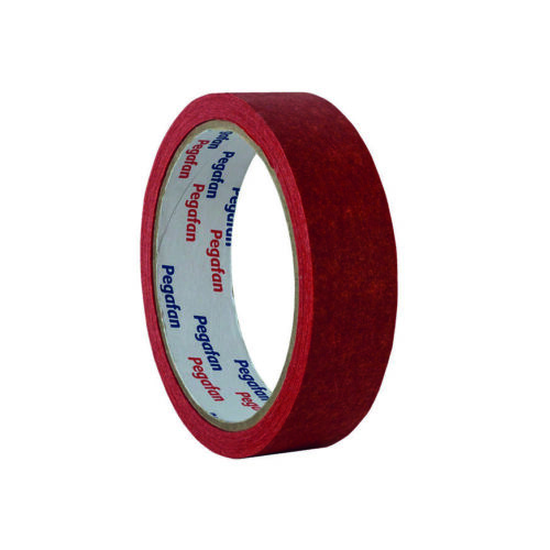 Cinta Masking Tape Pegafan 1″ X 20 Yd Rojo