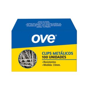 Clips Metálicos Ove N°3 X 100 Und