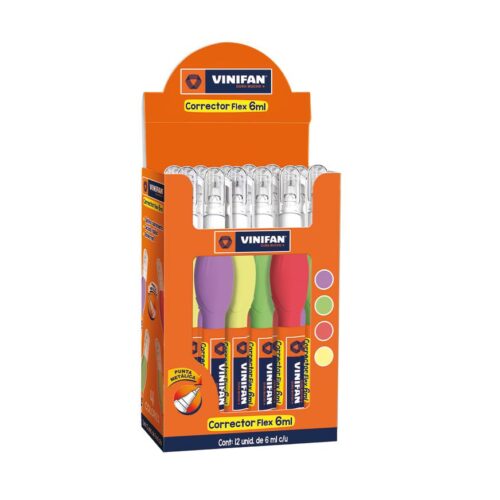 Corrector Vinifan 6Ml Tipo Lapicero Punta De Metal Flex