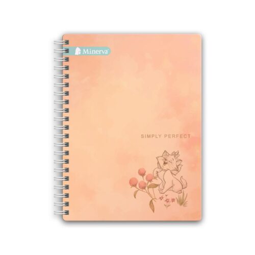Cuaderno Anillado A4 160H Cuadriculado Disney Clasico Tapa Dura Minerva