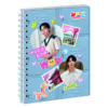 Cuaderno Anillado Cuadriculado Markbook A4 Diseño Mujer 160 Hojas