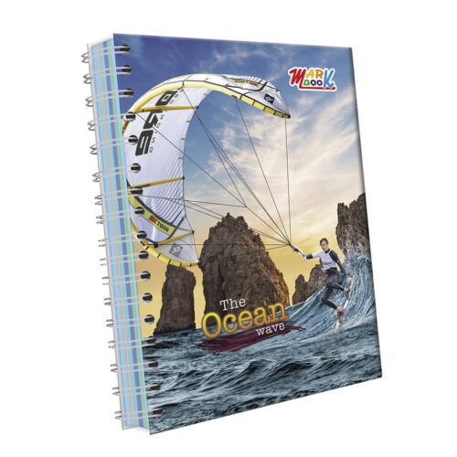 Cuaderno Anillado Cuadriculado Markbook A5 Diseño Hombre Surtido 160 Hojas