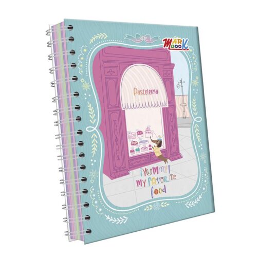 Cuaderno Anillado Cuadriculado Markbook A5 Diseño Mujer Surtido 160 Hojas
