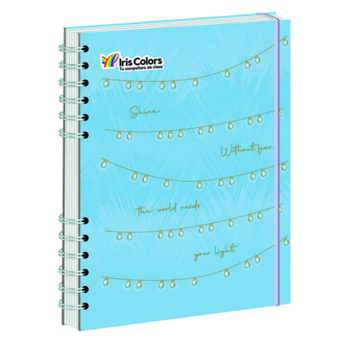 Cuaderno Anillado Iris Colors A5 Bullet Journal Surtido 80 Hojas