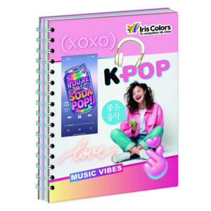 Cuaderno Cuadriculado Anillado Iris Color A4 Tapa Dura 170 Hojas Cuaderno Cuadriculado Anillado Iris Color A4 Tapa Dura 170 Hojas