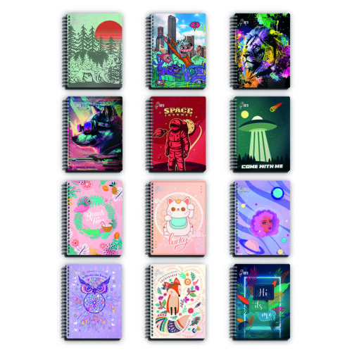 Cuaderno Cuadriculado Anillado Loro A4 Con Liga Surtido 160 Hojas Cuaderno Cuadriculado Anillado Loro A4 Con Liga Surtido 160 Hojas
