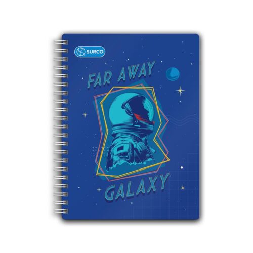 Cuaderno Cuadriculado Anillado Surco A5 Diseño Surtido 140 Hojas