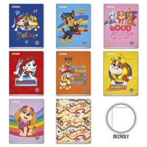 Cuaderno Deluxe 80H Decroly Paw Patrol College
