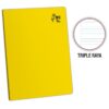 Cuaderno Deluxe A-4 80H Triple Raya 70Gr Loro