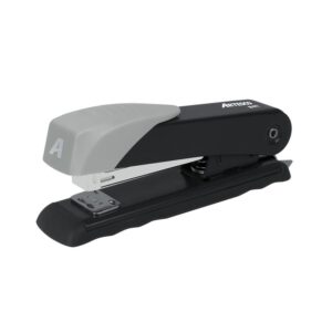 Engrapador Deluxe Para 20 Hojas M-677 Media Tira Negro