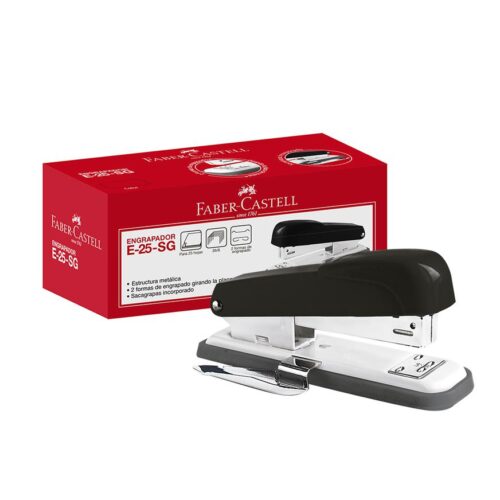 Engrapador Faber Castell E-25 25 Hojas Con Sacagrapas