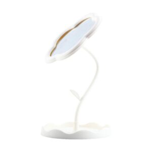 Espejo De Mesa Flor Kipit Blanco