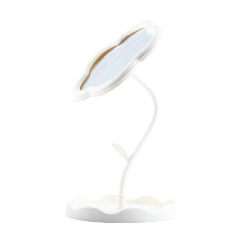 Espejo De Mesa Flor Kipit Blanco