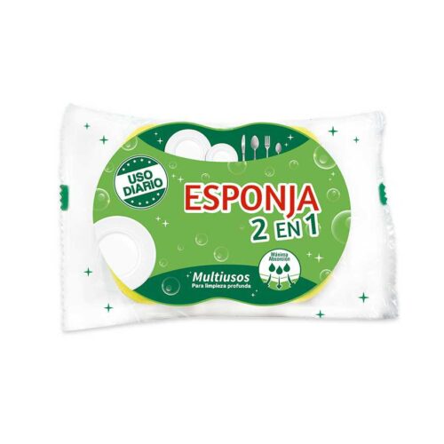 Esponja Multiusos Uso Diario 2 En 1