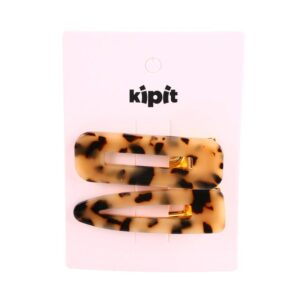 Ganchos Beige/Negro X 2Un Kipit