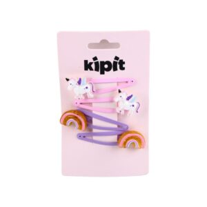 Ganchos Unicornio/Arco Iris X 4Un Kipit