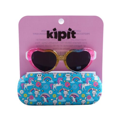 Lentes Sol C/Estuc Prot Uv Corazon Kipit