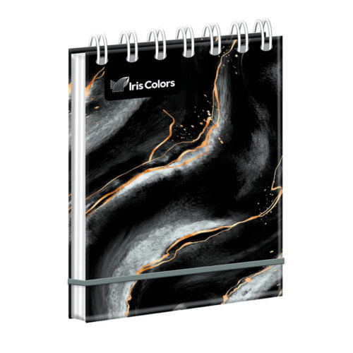 Libreta Espiral 14X9Cm 150H Cuadriculado Diseño Iris Color