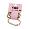 Ligas Trenzadas Beige X 5Un Kipit