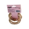 Ligas Trenzadas Beige X 5Un Kipit