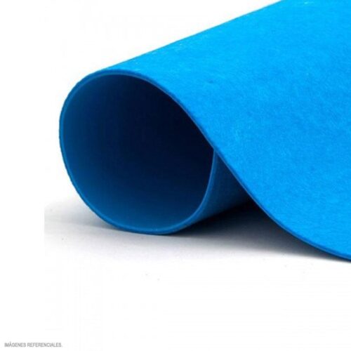 Microporoso Afelpado Azul 50 X 60 Cm