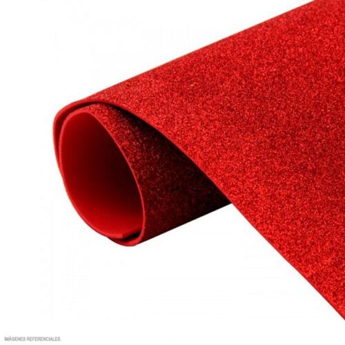 Microporoso Escarchado Rojo 50 X 60 Cm Microporoso Escarchado Rojo 50 X 60 Cm