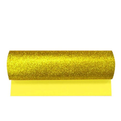 Microporoso Escarchado Adhesivo Amarillo 50 X 60 Cm