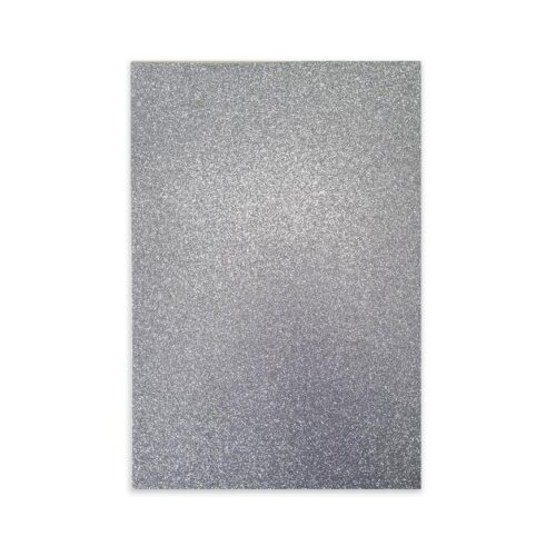 Microporoso Escarchado Plateado A4 X 10 Und