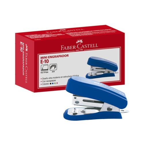 Mini Engrapador Faber Castell E-10 10 Hojas Surtido