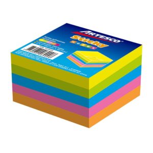 Notas Adhesivas Artesco 50 X 50 Mm Colores Neón 250 Hojas