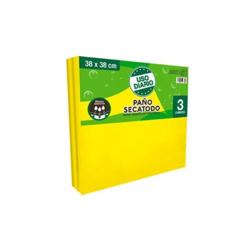 Paño Absorbente Tradicional Uso Diario X 3 Und