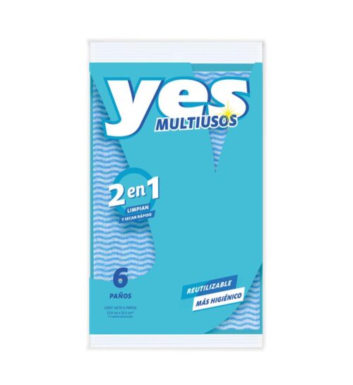Paño Multiusos Yes Color Mix X 6 Und