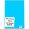 Papel Arco Iris A4 75 G Celeste X 100 Hojas