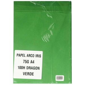 Papel Arco Iris A4 75/70 G Verde X 100 Hojas Papel Arco Iris A4 75/70 G Verde X 100 Hojas