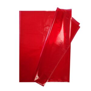 Papel Celofán Rojo 50 X 70 Cm