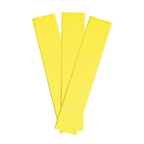 Papel Crepé Amarillo Fosforescente Paquete X 10 Und