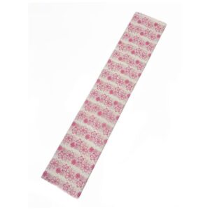 Papel Crepé Decorado Flores Lilas Paquete X 10 Und