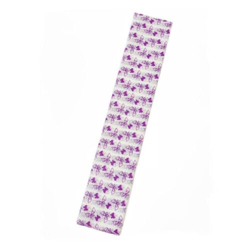 Papel Crepé Decorado Mariposas Moradas Paquete X 10 Und