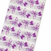 Papel Crepé Decorado Mariposas Moradas Paquete X 10 Und