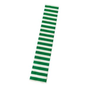 Papel Crepé Decorado Rayas Verdes Paquete X 10 Und