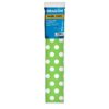 Papel Crepé Decorado Verde Con Lunares Blancos Paquete X 10 Und