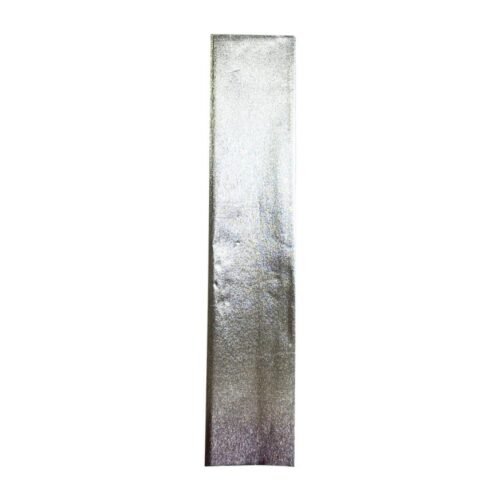 Papel Crepé Metálico Plateado Paquete X 10 Und
