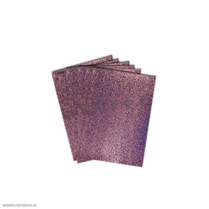 Papel Escarchado A4 280 G Lila Paquete X 6 Und