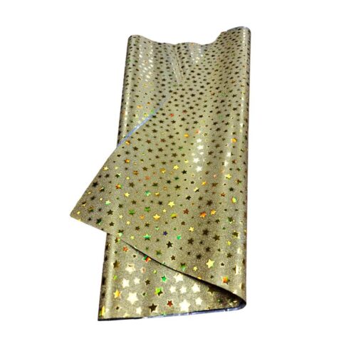 Papel Holográfico Pequeñas Estrellas Arco Iris 50 X 70 Cm