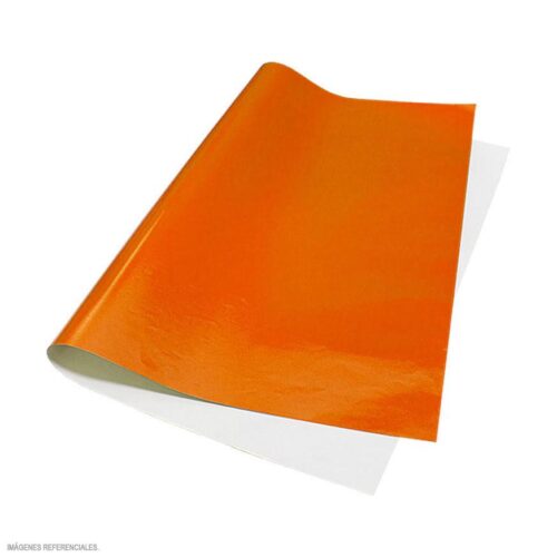 Papel Lustre Naranja